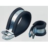 JCS Hi-Torque P-Clip 35 mm ID Black Rubber Zinc Plated Steel PCZR35RS