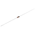 Vishay Silicon Junction Switching Diode, Single, 200 mA, 2-Pin DO-35, 250 mV, 250 mW, Fast Switching BAV21-TAP
