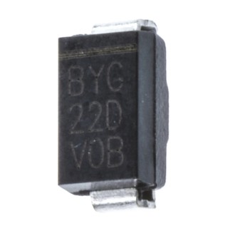 Vishay 200 V 2 A Avalanche Rectifier Diode 2-Pin DO-214AC BYG22D-E3/TR3