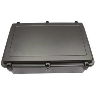 RS PRO Black Black Lid Die Cast Aluminium Shielded Enclosure, IP67, 100 mm x 274 mm x 173 mm IP67