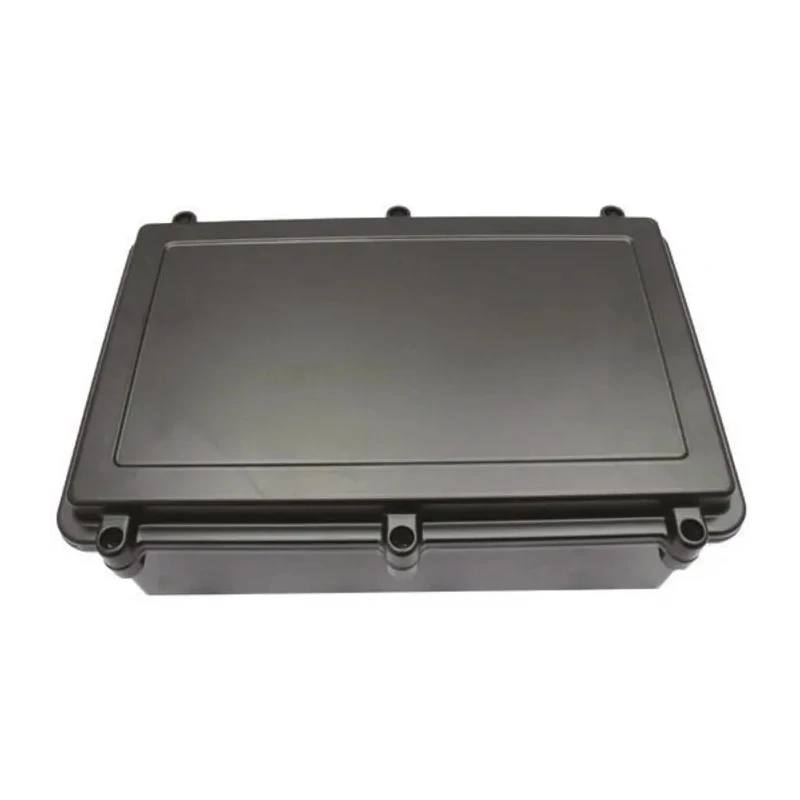 RS PRO Black Black Lid Die Cast Aluminium Shielded Enclosure, IP67, 100 mm x 274 mm x 173 mm IP67