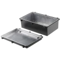 RS PRO Black Black Lid Die Cast Aluminium Shielded Enclosure, IP67, 100 mm x 274 mm x 173 mm IP67