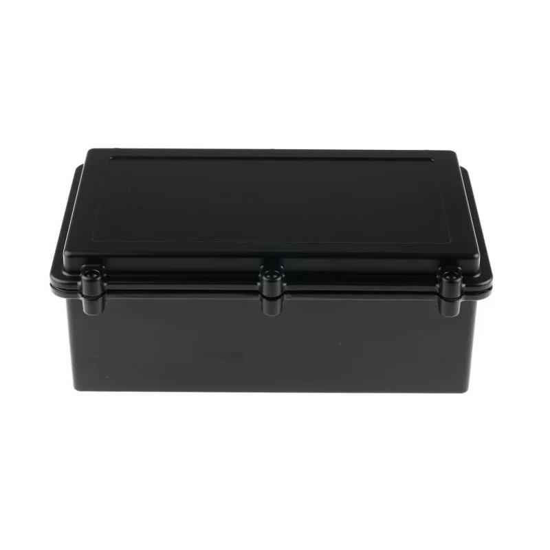 RS PRO Black Black Lid Die Cast Aluminium Shielded Enclosure, IP67, 100 mm x 274 mm x 173 mm IP67