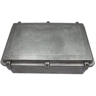 RS PRO Silver Silver Lid Die Cast Aluminium Shielded Enclosure IP67, 100 mm x 274 mm x 173 mm IP67