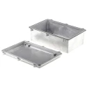 RS PRO Silver Silver Lid Die Cast Aluminium Shielded Enclosure IP67, 100 mm x 274 mm x 173 mm IP67