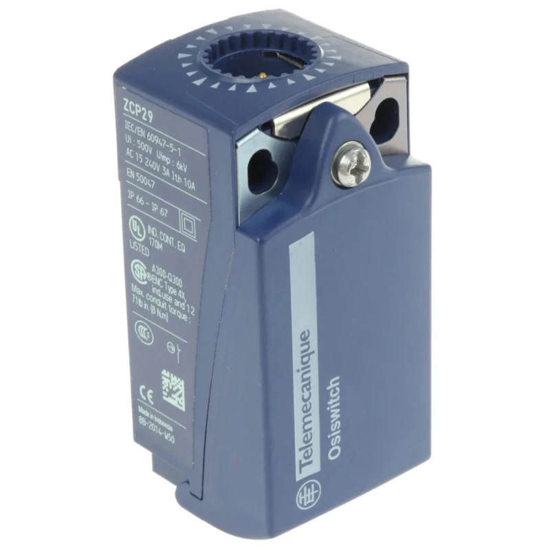 Telemecanique Sensors OsiSense XC Series Roller Lever Limit Switch Body 2 NC, IP66, IP67, Plastic Housing, 240V AC ZCP29