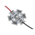 Intelligent LED Solutions LED Array 1-LEDs Blue LED 1A Radiant Flux 610mW 20mm Diameter IHH-OM01-DEBL-SC221-WIR200.