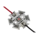 Intelligent LED Solutions LED Array 1-LEDs Red Current 1A Radiant Flux 355mW IHH-OM01-HYRE-SC221-WIR200.