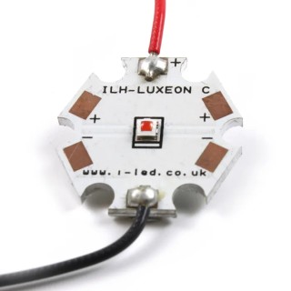 Intelligent LED Solutions LUXEON C LED Array 1-LEDs Royal Blue 700mA 2.75V ILH-LC01-DEBL-SC201-WIR200.