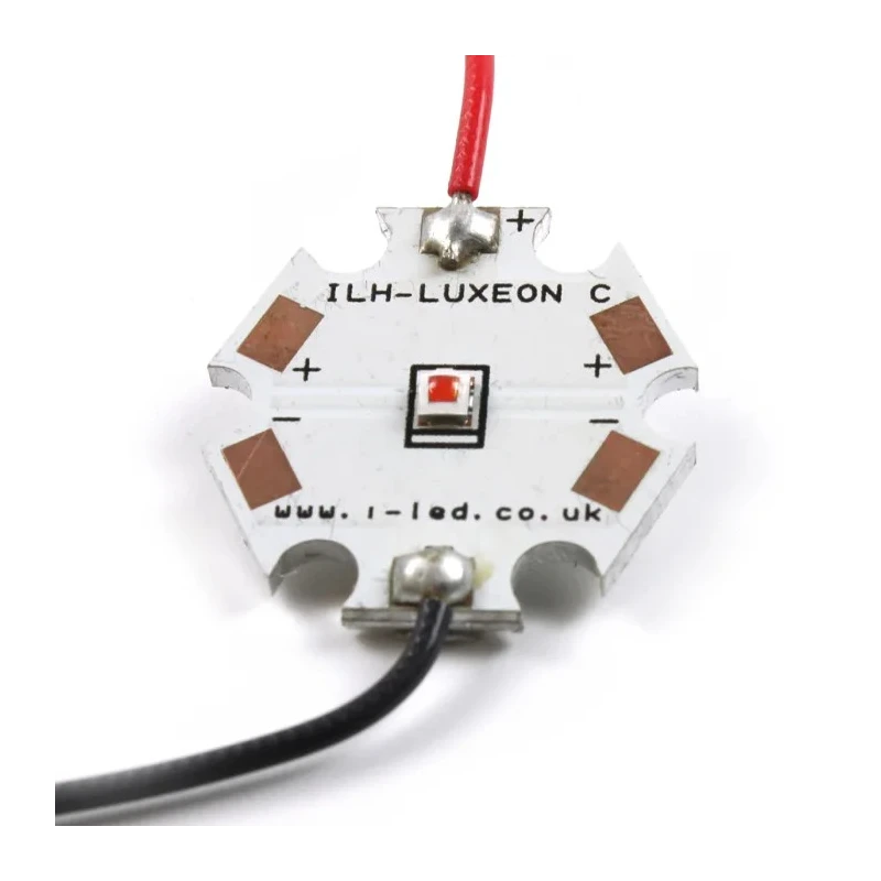 Intelligent LED Solutions LUXEON C LED Array 1-LEDs Royal Blue 700mA 2.75V ILH-LC01-DEBL-SC201-WIR200.