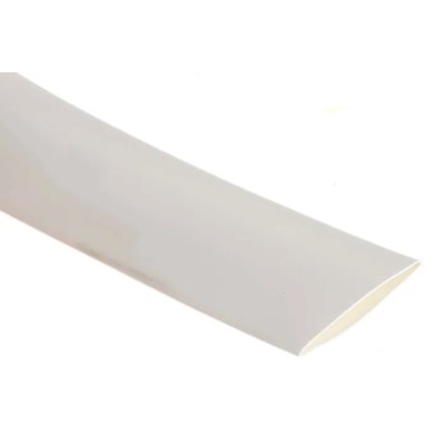 RS PRO Flexible Polyolefin Heat Shrink Tubing White 18 mm Sleeve Diameter x 3m Length 3:1 Ratio 700-4567