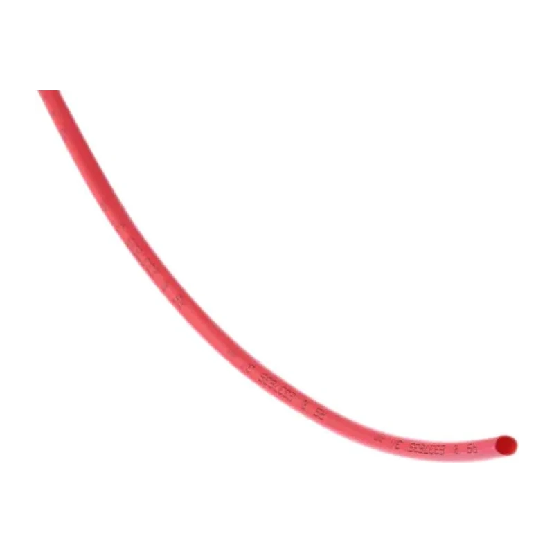 RS PRO Polyolefin Flame Retardant Heat Shrink Tubing Red 3 mm Sleeve Diameter x 10m Length 3:1 Ratio 700-4510