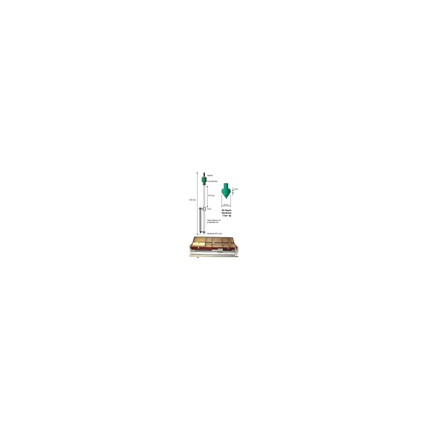 Safe Dynamic Cone Buy Dynamic Cone Penetrometer With Size120x23x20cm | best price