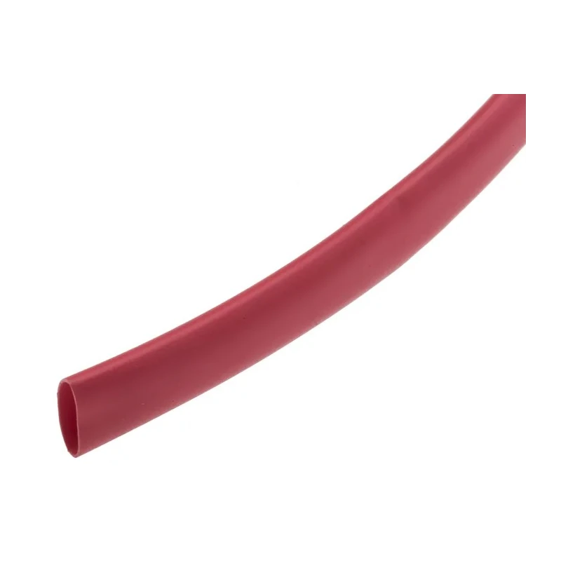 RS PRO General Purpose Flexible Polyolefin Heat Shrink Tubing, Red 4.8 mm Sleeve Diameter x 9 m Length, 2:1 Shrink 700-4683