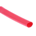 RS PRO Heat Shrink Tubing Red 6.4 mm Sleeve Diameter x 8 m Length Polyolefin Flame Retardant 2:1 Ratio 700-4686