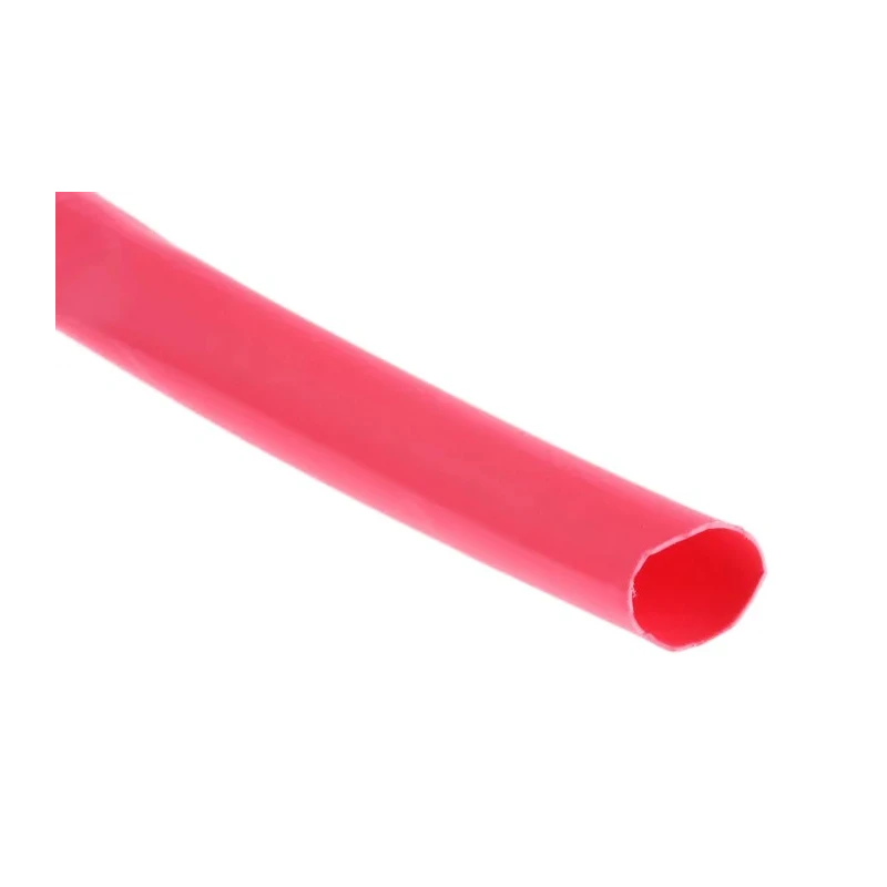 RS PRO Heat Shrink Tubing Red 6.4 mm Sleeve Diameter x 8 m Length Polyolefin Flame Retardant 2:1 Ratio 700-4686