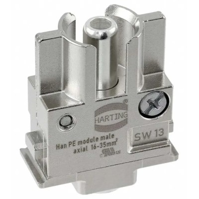 HARTING Heavy Duty Power Connector Module, HAN Modular Series Male, 1 Contact 09140012633