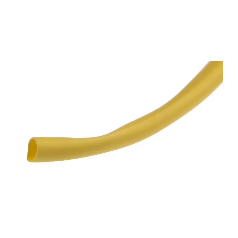 RS PRO Heat Shrink Tubing Yellow 1.6 mm Sleeve Diameter 10 m Length 2:1 Ratio 700-4706