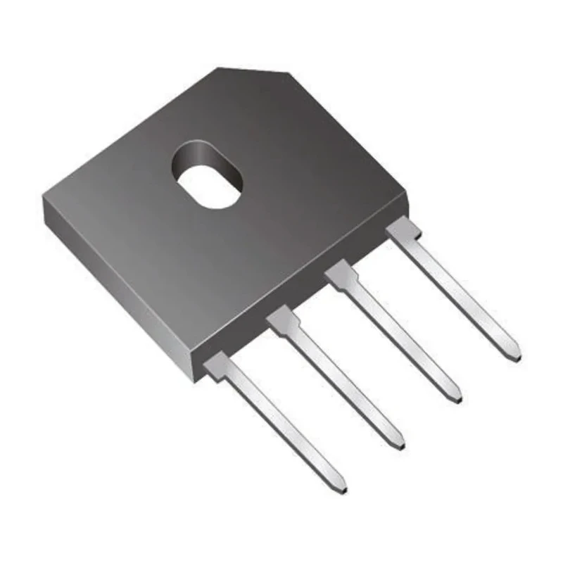 Vishay Bridge Rectifier Single Phase 600 V Peak Reverse Voltage 175 A Surge Current 4-Pin Through Hole GBU6J-E3/51