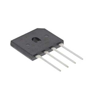 Vishay Bridge Rectifier, 200 V Peak Reverse Repetitive Voltage, 150 A Peak Non-Repetitive Forward Surge Current GBU4D-E3/45