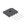 Vishay Bridge Rectifier, 200 V Peak Reverse Repetitive Voltage, 150 A Peak Non-Repetitive Forward Surge Current GBU4D-E3/45