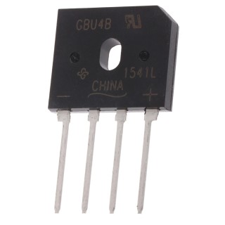 Vishay Bridge Rectifier 100 V 150 A 4-Pin Single GBU4B-E3/51
