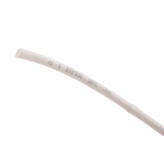 RS PRO General Purpose Flexible Polyolefin Heat Shrink Tubing White 1.6 mm Sleeve Diameter 10 m Length 2:1 Ratio 700-4762
