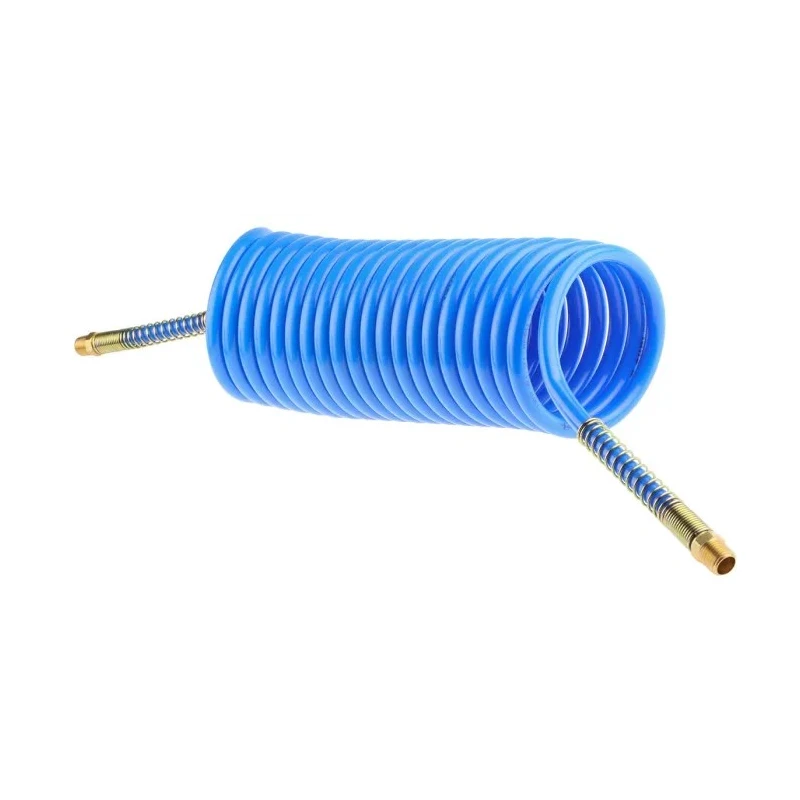 RS PRO 6 m Blue Polyamide Recoil Hose, Maximum Operating Pressure 18 bar, Temperature Range -10°C to 80°C 700-5721