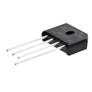 Vishay Bridge Rectifier Through Hole KBU Series, 600 V Peak Reverse Voltage, 8 A Forward Current, 300 A Surge KBU8J-E4/51