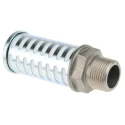 SMC Polyethylene Pneumatic Silencer 1 MPa Maximum Pressure, 30dB Noise Reduction, R (PT) 1 in Threaded Male AN600-10