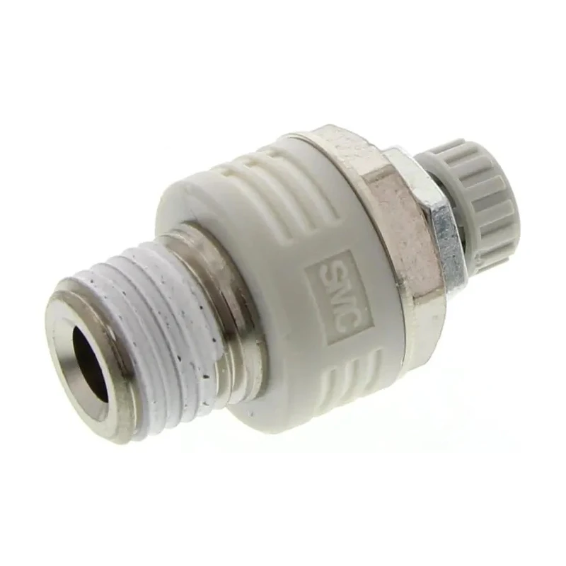 SMC Brass Pneumatic Silencer ASN2 Threaded 1/4 in R 1.5 MPa 20dB Noise Reduction 