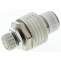 SMC Brass Pneumatic Silencer ASN2 Threaded 1/4 in R 1.5 MPa 20dB Noise Reduction 
