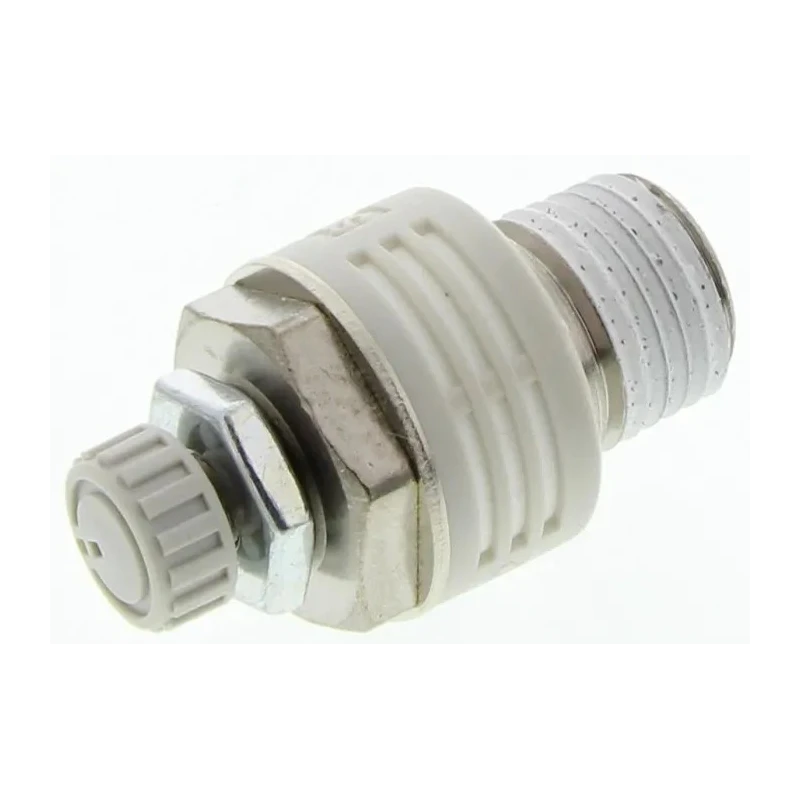 SMC Brass Pneumatic Silencer ASN2 Threaded 1/4 in R 1.5 MPa 20dB Noise Reduction 