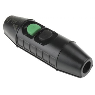 Kopp Inline Mains RCD Connector PRCD 16A 2 Pole 230V 30mA Residual Current IP55 Rated 193201006