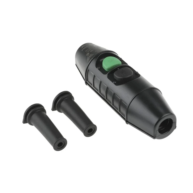 Kopp Inline Mains RCD Connector PRCD 16A 2 Pole 230V 30mA Residual Current IP55 Rated 193201006