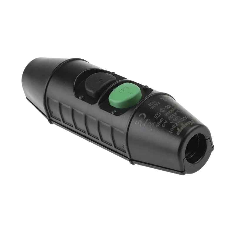 Kopp Inline Mains RCD Connector PRCD 16A 2 Pole 230V 30mA Residual Current IP55 Rated 193201006