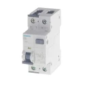 Siemens Residual Current Circuit Breaker with Overload Protection 20A, 2-Pole, 30 mA Trip Sensitivity 5SU1354-7KK20