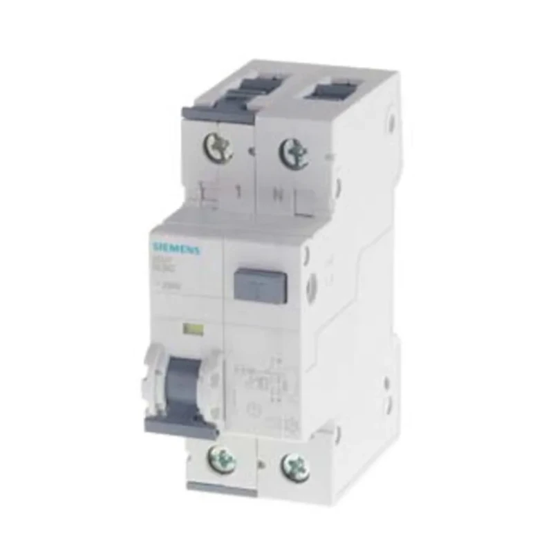 Siemens Residual Current Circuit Breaker with Overload Protection 25A, 2-Pole, 30 mA Trip Sensitivity 5SU1354-7KK25