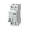 Siemens Residual Current Circuit Breaker with Overload Protection 20A Current Rating 2-Pole 30mA Trip 5SU1356-6KK20