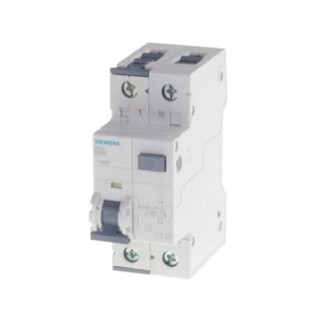 Siemens Residual Current Circuit Breaker with Overload Protection 32A, 2-Pole, 30 mA Trip Sensitivity 5SU1354-7KK32