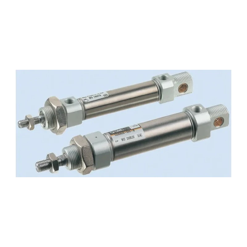 SMC 125 mm Pneumatic Piston Rod Cylinder Double Acting Both Ends Tapped Air Cushion Aluminium Alloy CD85