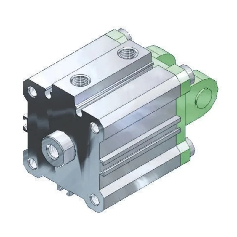 SMC Pneumatic Compact Cylinder 16mm Bore, 20mm Stroke, Double Acting, Aluminium Alloy CDQSB16-20D