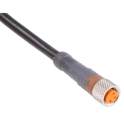SMC Auto Switch Female 3 Way M8 Straight Connector Unterminated Cable 5m D-SAC50