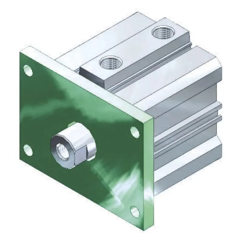 SMC Pneumatic Flange Mounting Accessory for CQS 12-25 mm Diameter JIS Class 2 CQS-F020