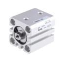 SMC Pneumatic Compact Cylinder 16mm Bore, 10 mm Stroke, Aluminium Alloy Body, Double Acting CDQSB16-10D