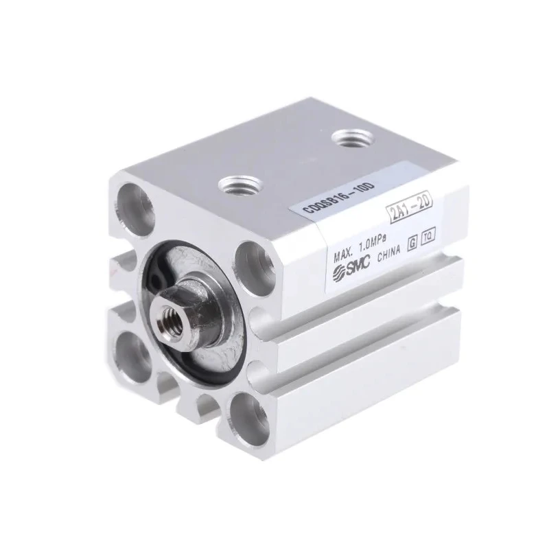 SMC Pneumatic Compact Cylinder 16mm Bore, 10 mm Stroke, Aluminium Alloy Body, Double Acting CDQSB16-10D