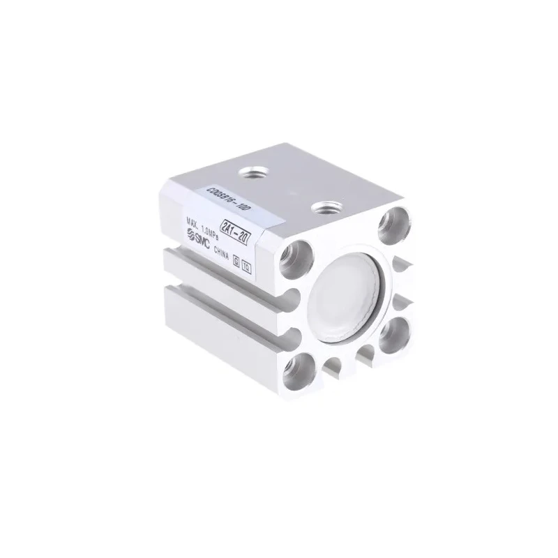 SMC Pneumatic Compact Cylinder 16mm Bore, 10 mm Stroke, Aluminium Alloy Body, Double Acting CDQSB16-10D