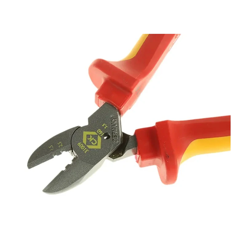 CK VDE/1000V Approved Semi-Flush ESD Safe Cable Cutter, 9mm Jaw Width, 160mm Length, Insulated Handle 431009