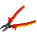 CK VDE/1000V Approved Semi-Flush ESD Safe Cable Cutter, 9mm Jaw Width, 160mm Length, Insulated Handle 431009