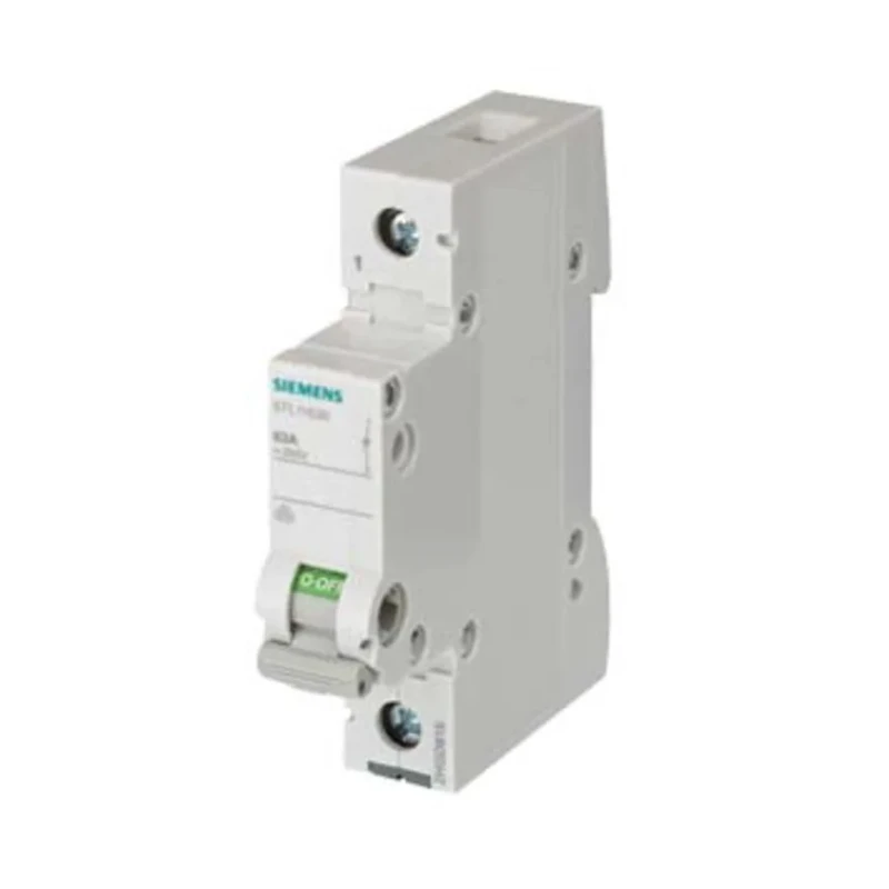 Siemens 1-Pole DIN Rail Isolator Switch 40A, 400V AC, Grey Handle, Series 5TL1 5TL1140-0